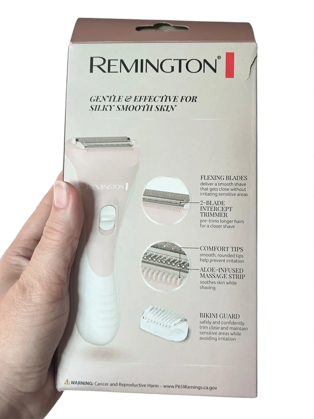 NEW Remington Smooth & Silky 3 Blade Cordless Shaver WDF4821US Waterproof